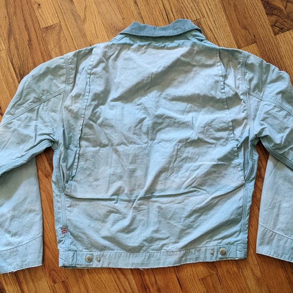 (NWT) BDG Washed cotton lined Work Jacket, Mint, Men's Small - Picture 3 of 8